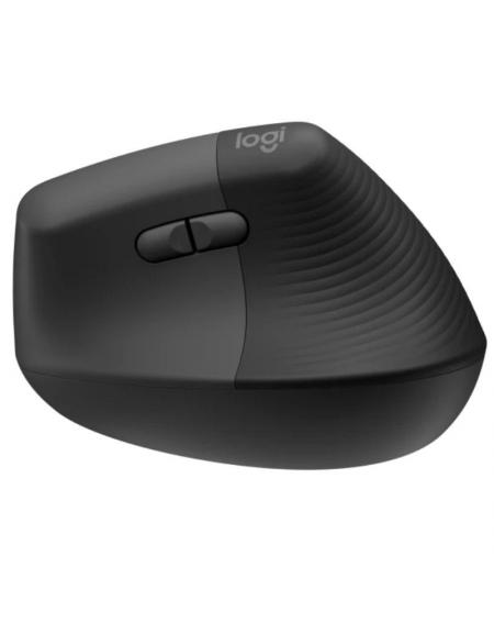 Ratón Ergonómico Inalámbrico por Bluetooth/ 2.4GHz Logitech Lift Vertical Ergonomic Mouse/ Hasta 4000 DPI/ Grafito