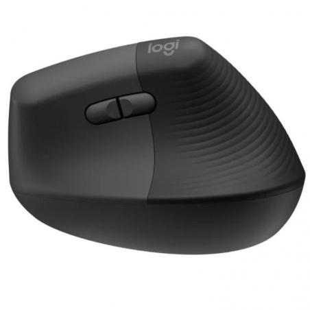 Ratón Ergonómico Inalámbrico por Bluetooth/ 2.4GHz Logitech Lift Vertical Ergonomic Mouse/ Hasta 4000 DPI/ Grafito