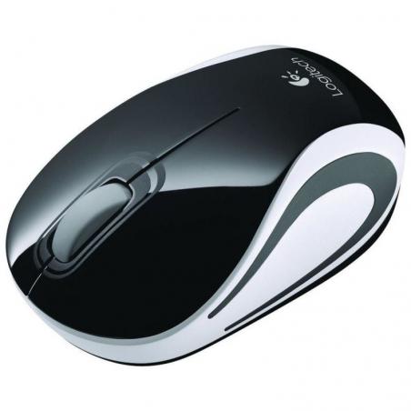 Ratón Mini Inalámbrico Logitech M187/ Hasta 1000 DPI