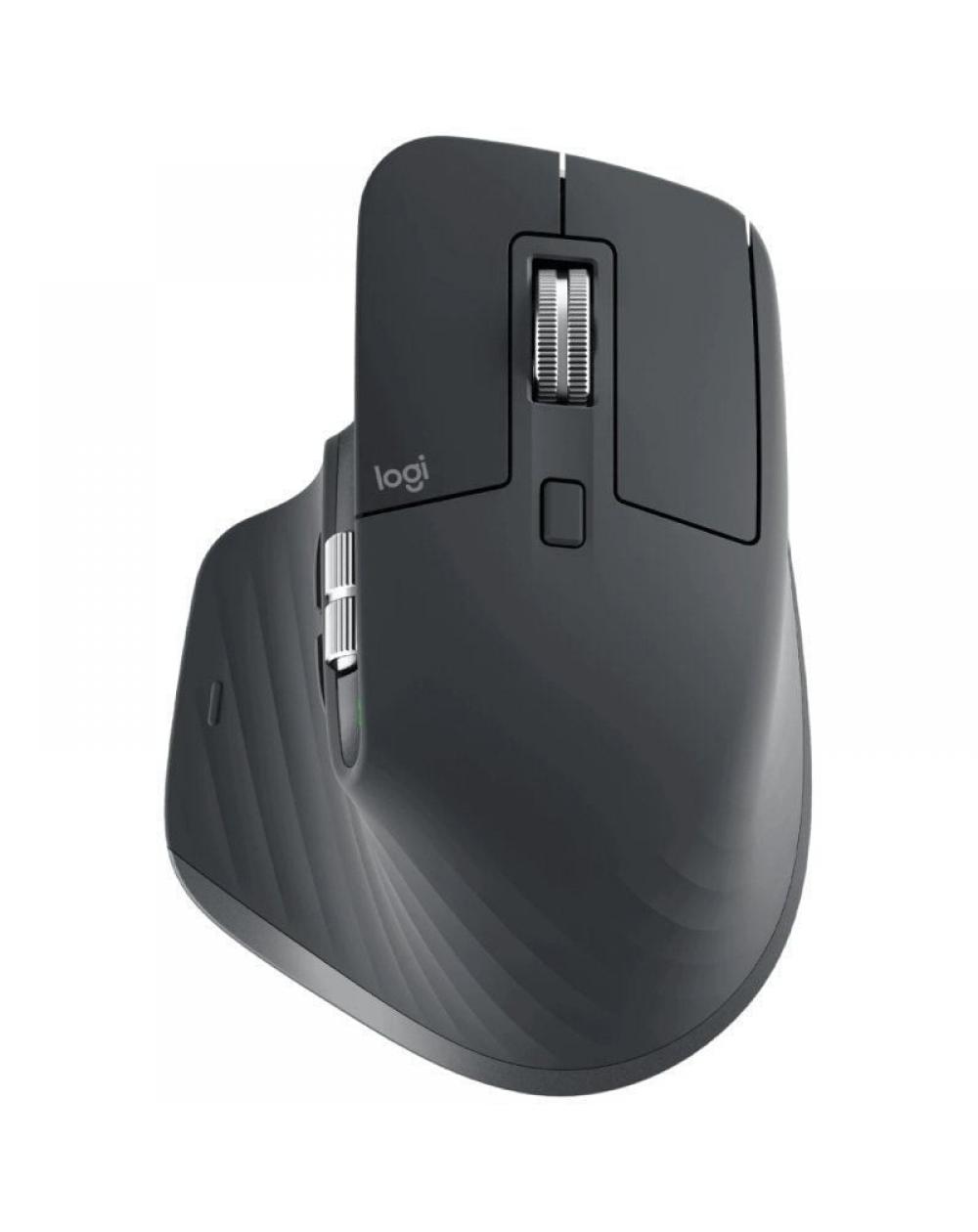 Ratón Inalámbrico por Bluetooth Logitech MX Master 3S/ Batería recargable/ Hasta 8000 DPI/ Grafito