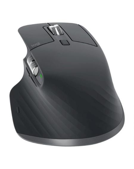 Ratón Inalámbrico por Bluetooth Logitech MX Master 3S/ Batería recargable/ Hasta 8000 DPI/ Grafito