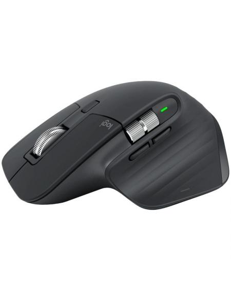 Ratón Inalámbrico por Bluetooth Logitech MX Master 3S/ Batería recargable/ Hasta 8000 DPI/ Grafito