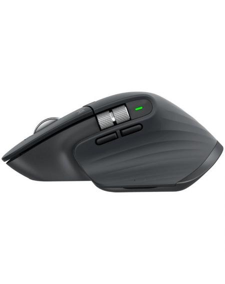 Ratón Inalámbrico por Bluetooth Logitech MX Master 3S/ Batería recargable/ Hasta 8000 DPI/ Grafito