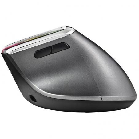 Ratón Ergonómico Inalámbrico por Bluetooth NGS Evo Karma/ Batería recargable/ Hasta 3200 DPI