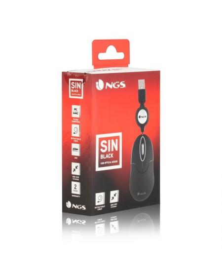 Ratón Mini NGS SIN/ Hasta 1000 DPI