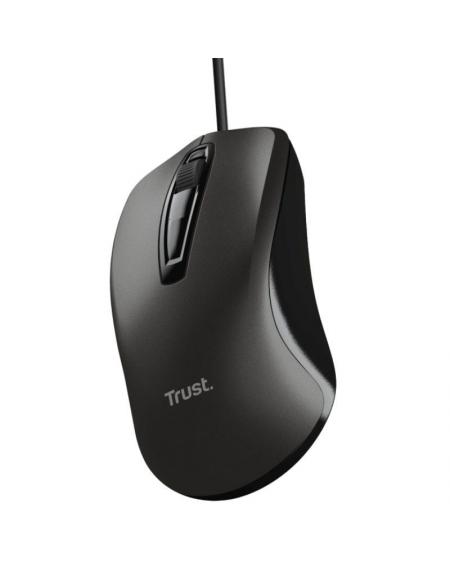 Ratón Trust Basics Wired Mouse/ Hasta 1200 DPI