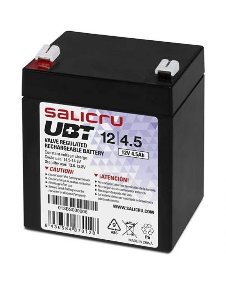 Batería Salicru UBT 12/4,5 compatible con SAI Salicru según especificaciones
