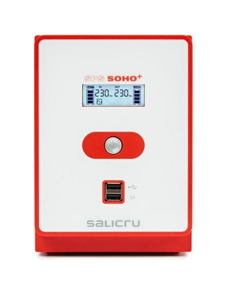 SAI Línea Interactiva Salicru SPS 1600 SOHO+/ 1600VA-960W/ 4 Salidas/ Formato Torre