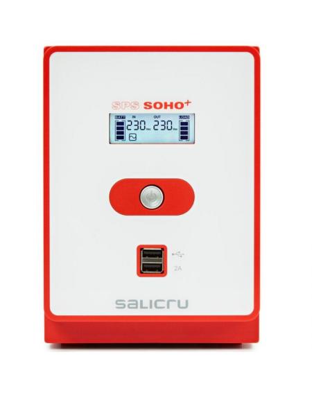 SAI Línea Interactiva Salicru SPS 1600 SOHO+ IEC/ 1600VA-960W/ 6 Salidas/ Formato Torre