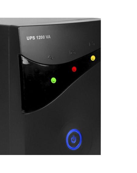 SAI Línea Interactiva Woxter UPS 1200 VA/ 1200VA-720W/ 3 Salidas/ Formato Torre