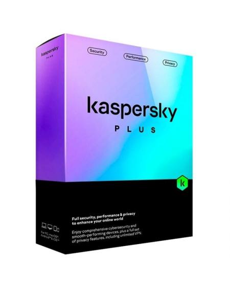 Antivirus Kaspersky Plus/ 10 Dispositivos/ 1 Año