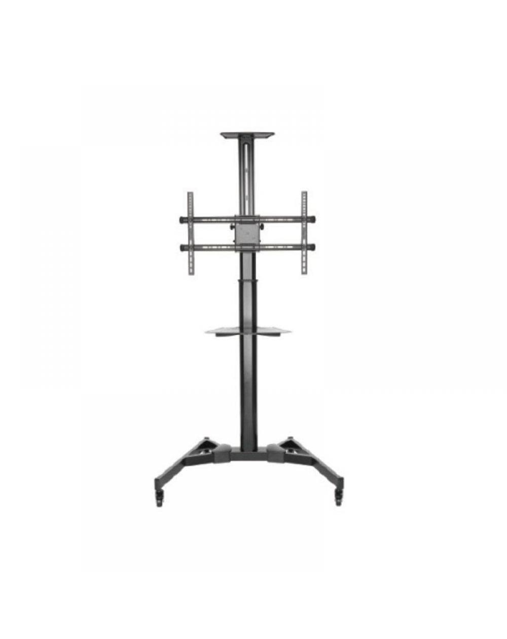 Soporte de Pie Inclinable/ Giratorio con Ruedas Fonestar STS-4264N para TV de 37-70'/ hasta 50kg