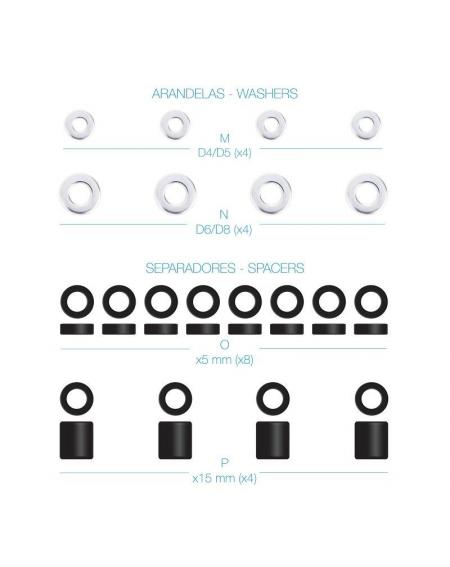 Kit de Montaje Universal TooQ SSK4820 para pantallas con Tornillería