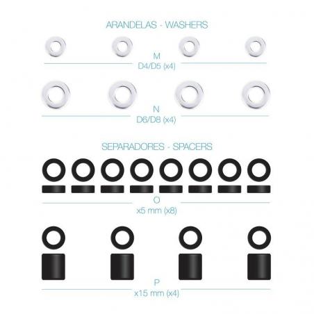 Kit de Montaje Universal TooQ SSK4820 para pantallas con Tornillería