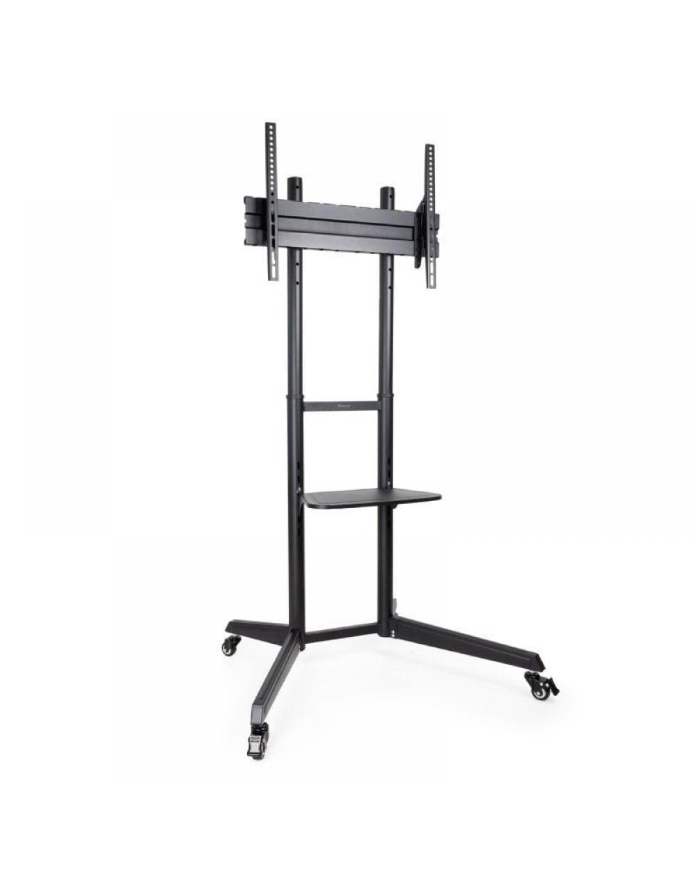 Soporte de Pie Inclinable con Ruedas Tooq FS1170M-B para TV de 37-70'/ hasta 50kg