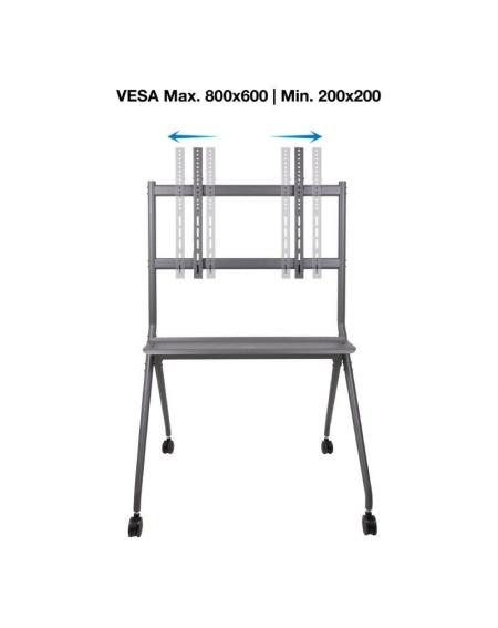 Soporte de Pie con Ruedas TooQ FS20205M-B para TV de 50-86'/ hasta 120kg