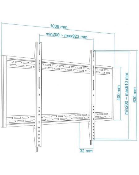 Soporte de Pared Fijo TooQ LP41130F-B para TV de 60-100'/ hasta 130kg