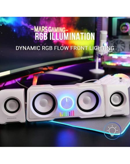 Altavoces Mars Gaming MS22W/ 35W/ 2.2/ Blancos - Imagen 3