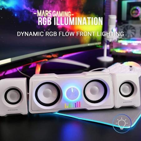 Altavoces Mars Gaming MS22W/ 35W/ 2.2/ Blancos - Imagen 3