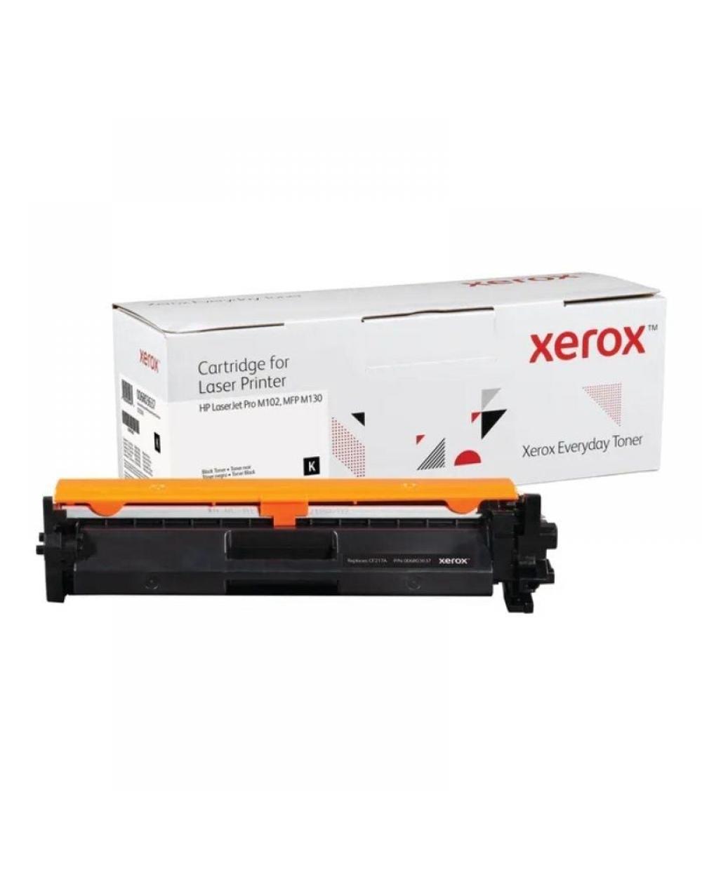 Tóner compatible Xerox 006R03637 compatible con HP CF217A/ 1600 páginas/ Negro