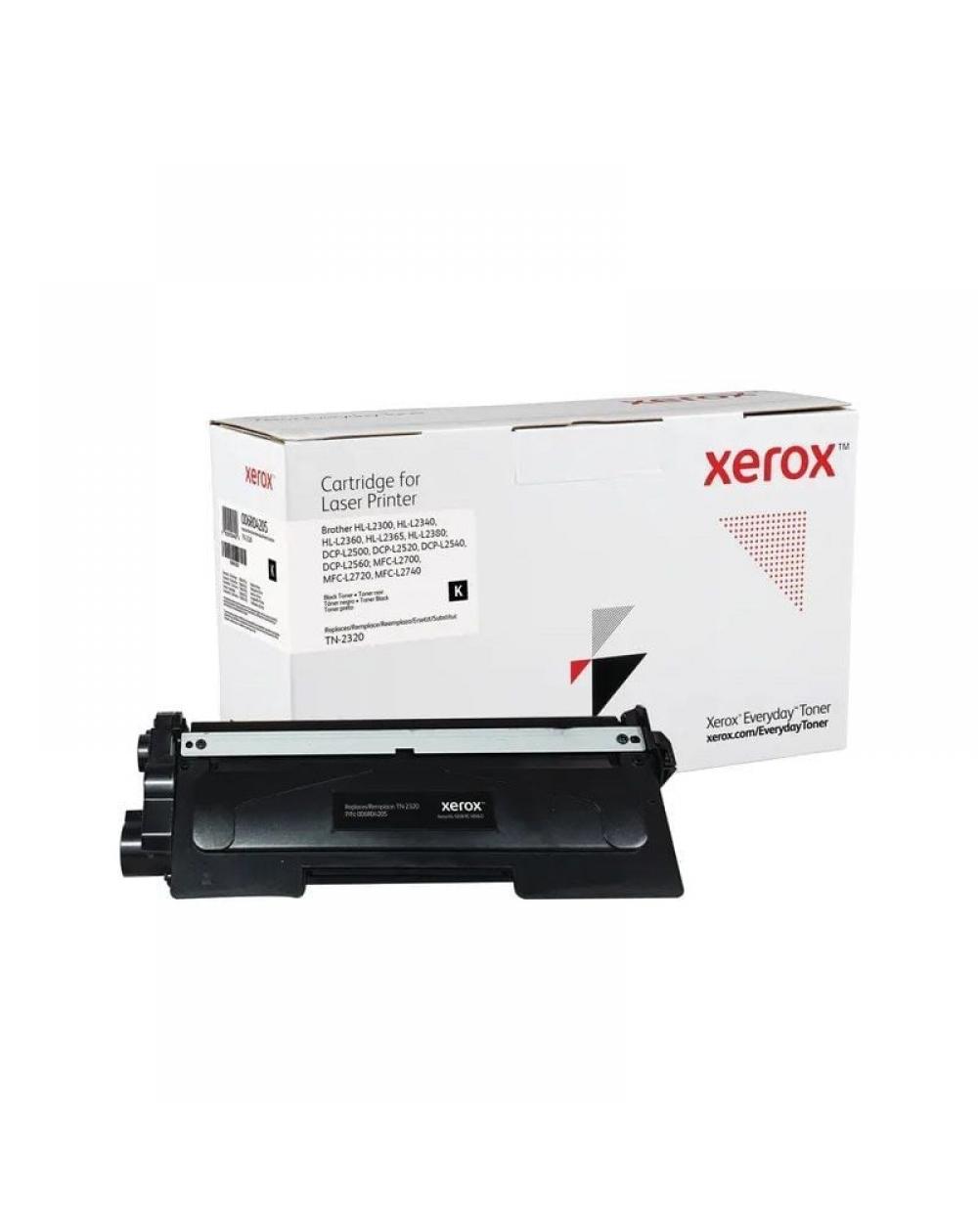 Tóner compatible Xerox 006R04205 compatible con Brother TN-2320/ 2600 páginas/ Negro