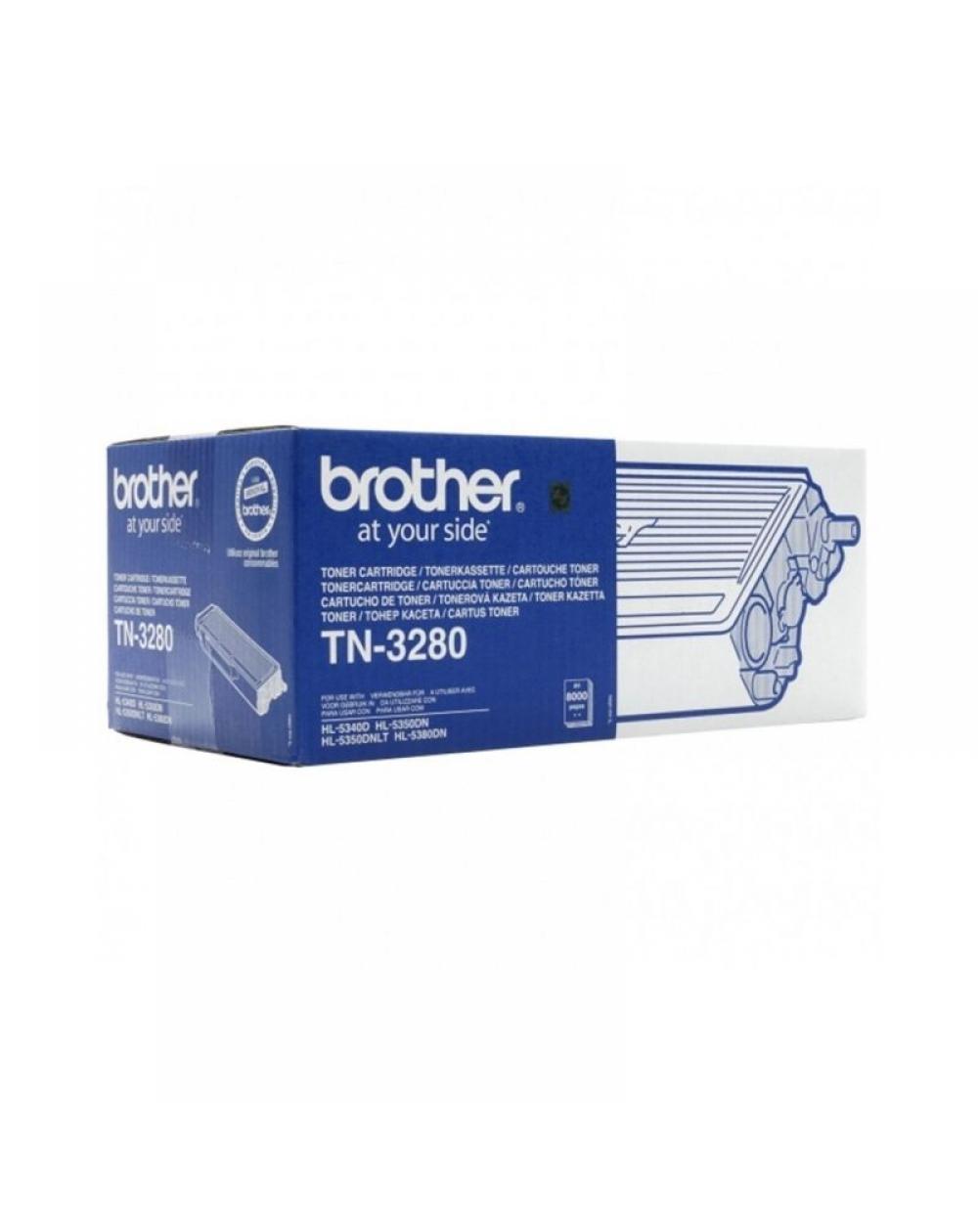 Tóner Original Brother TN-3280 Alta Capacidad/ Negro