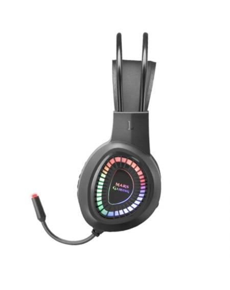 Auriculares Gaming con Micrófono Mars Gaming MH220/ Jack 3.5/ USB 2.0/ Negros - Imagen 3