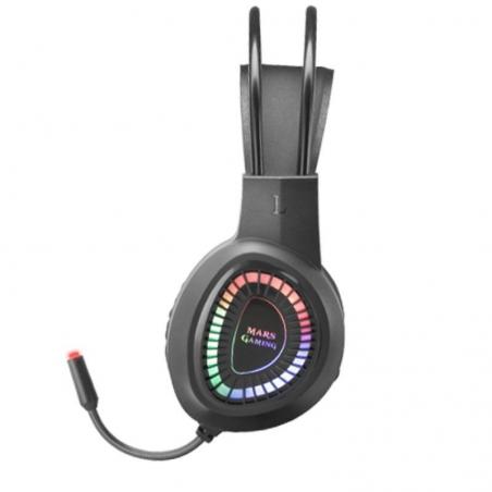 Auriculares Gaming con Micrófono Mars Gaming MH220/ Jack 3.5/ USB 2.0/ Negros - Imagen 3