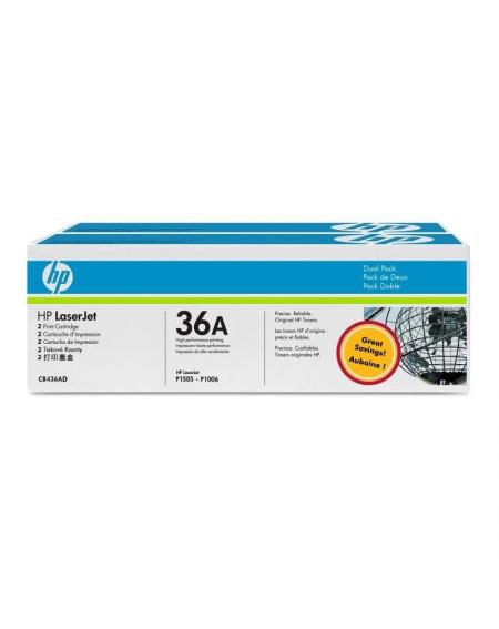 Tóner Original HP nº36A Multipack/ 2x Negro