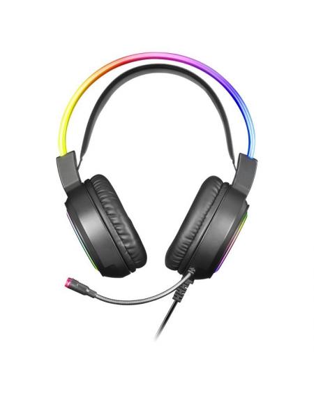 Auriculares Gaming con Micrófono Mars Gaming MHRGB/ Jack 3.5/ Negros - Imagen 3