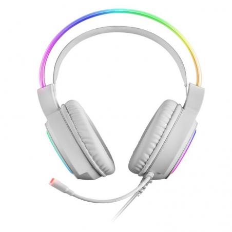 Auriculares Gaming con Micrófono Mars Gaming MHRGB/ Jack 3.5/ Blancos - Imagen 3