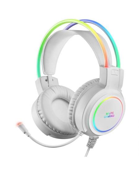 Auriculares Gaming con Micrófono Mars Gaming MHRGB/ Jack 3.5/ Blancos - Imagen 5