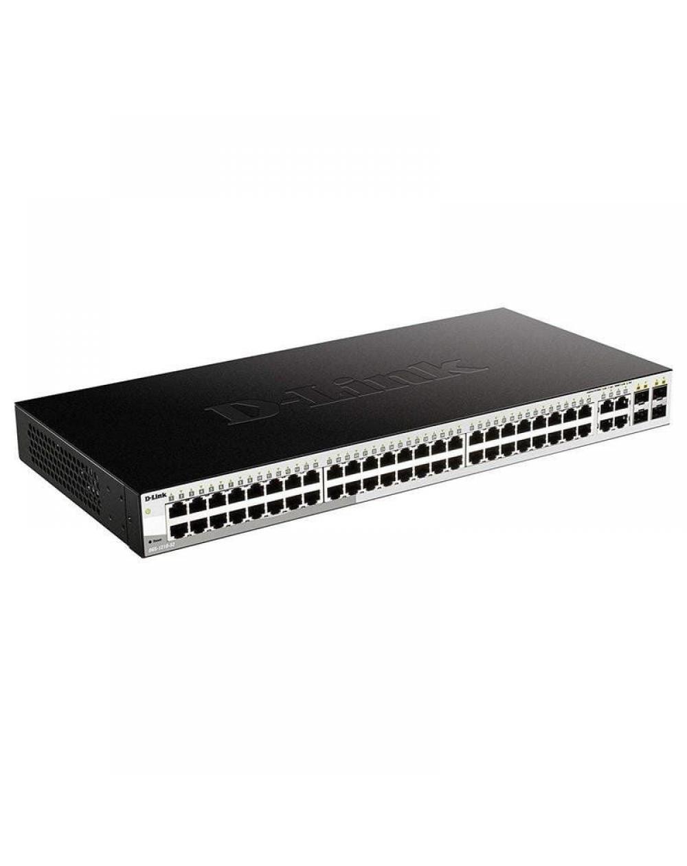 Switch D-Link DGS-1210-52 Smart+ 52 Puertos/ RJ-45 10/100/1000/ SFP