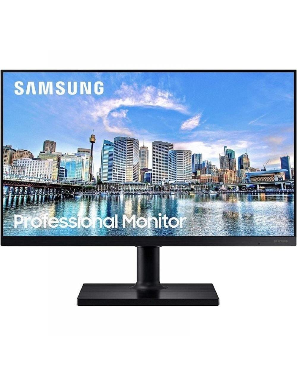 Monitor Profesional Samsung LF24T450FQR 24'/ Full HD/ Negro