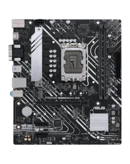 Placa Base Asus Prime B660M-K D4/ Socket 1700/ Micro ATX