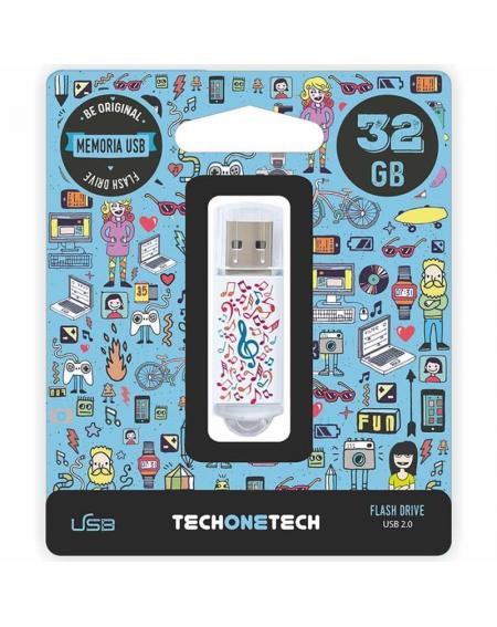 Pendrive 32GB Tech One Tech Music Dream USB 2.0