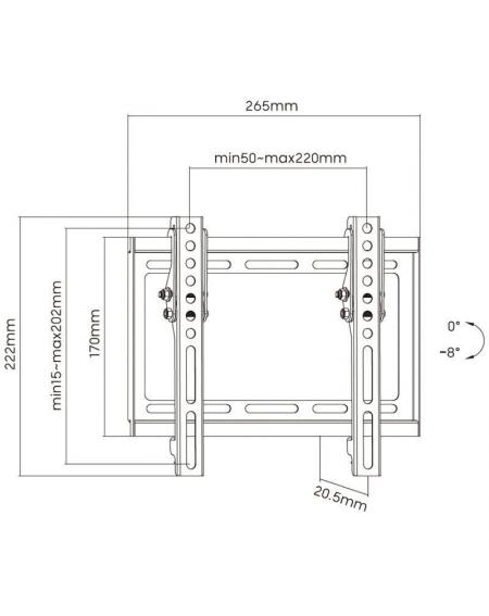 Soporte para Monitor y TV Aisens WT42T-159/ hasta 35kg