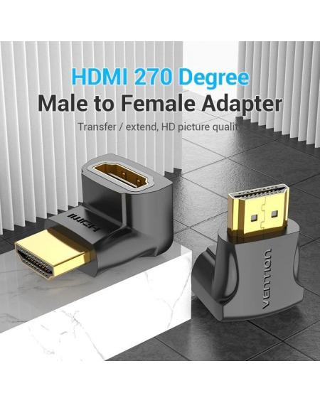 Adaptador HDMI 4K 270º Vention AINB0/ HDMI Macho - HDMI Hembra