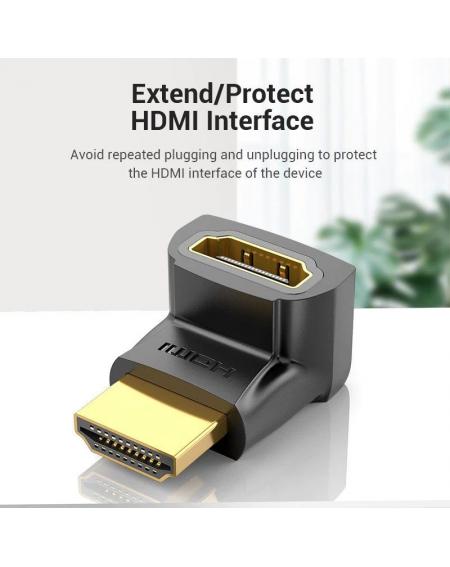 Adaptador HDMI 4K 270º Vention AINB0/ HDMI Macho - HDMI Hembra