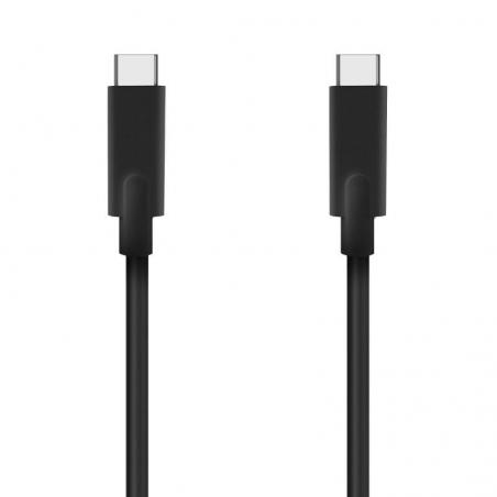 Cable USB 3.2 Tipo-C Aisens A107-0705 10GBPS 5A 100W/ USB Tipo-C Macho - USB Tipo-C Macho/ 3m/ Negro