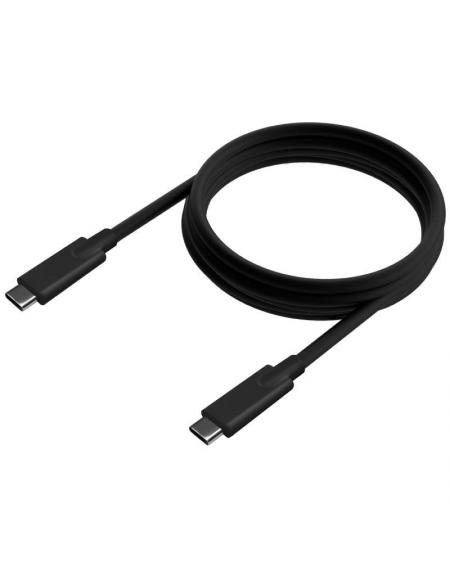 Cable USB 3.2 Tipo-C Aisens A107-0705 10GBPS 5A 100W/ USB Tipo-C Macho - USB Tipo-C Macho/ 3m/ Negro