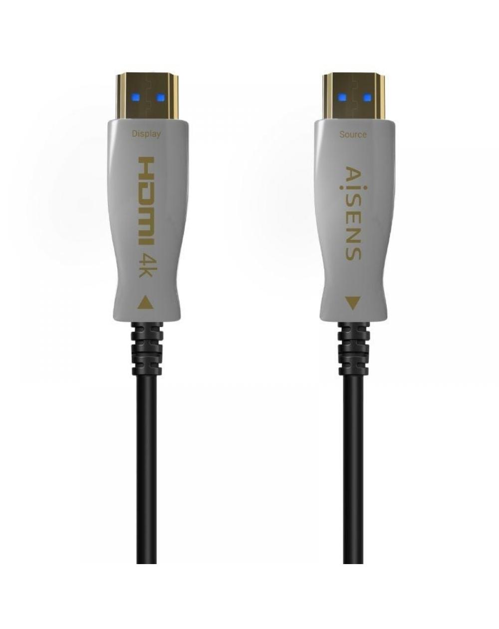 Cable HDMI 2.0 AOC 4K Aisens A148-0697/ HDMI Macho - HDMI Macho/ 70m/ Negro