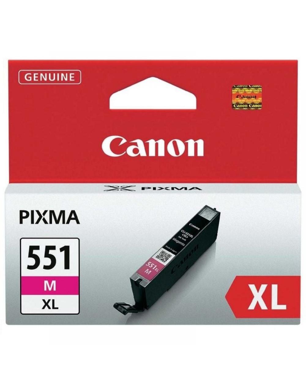 Cartucho de Tinta Original Canon CLI-551M XL Alta Capacidad/ Magenta