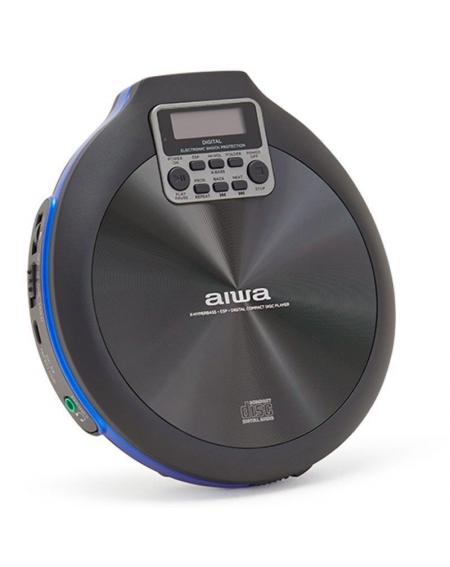 Reproductor de CD/CDR/MP3 Aiwa Walk PCD-810BL/ Azul