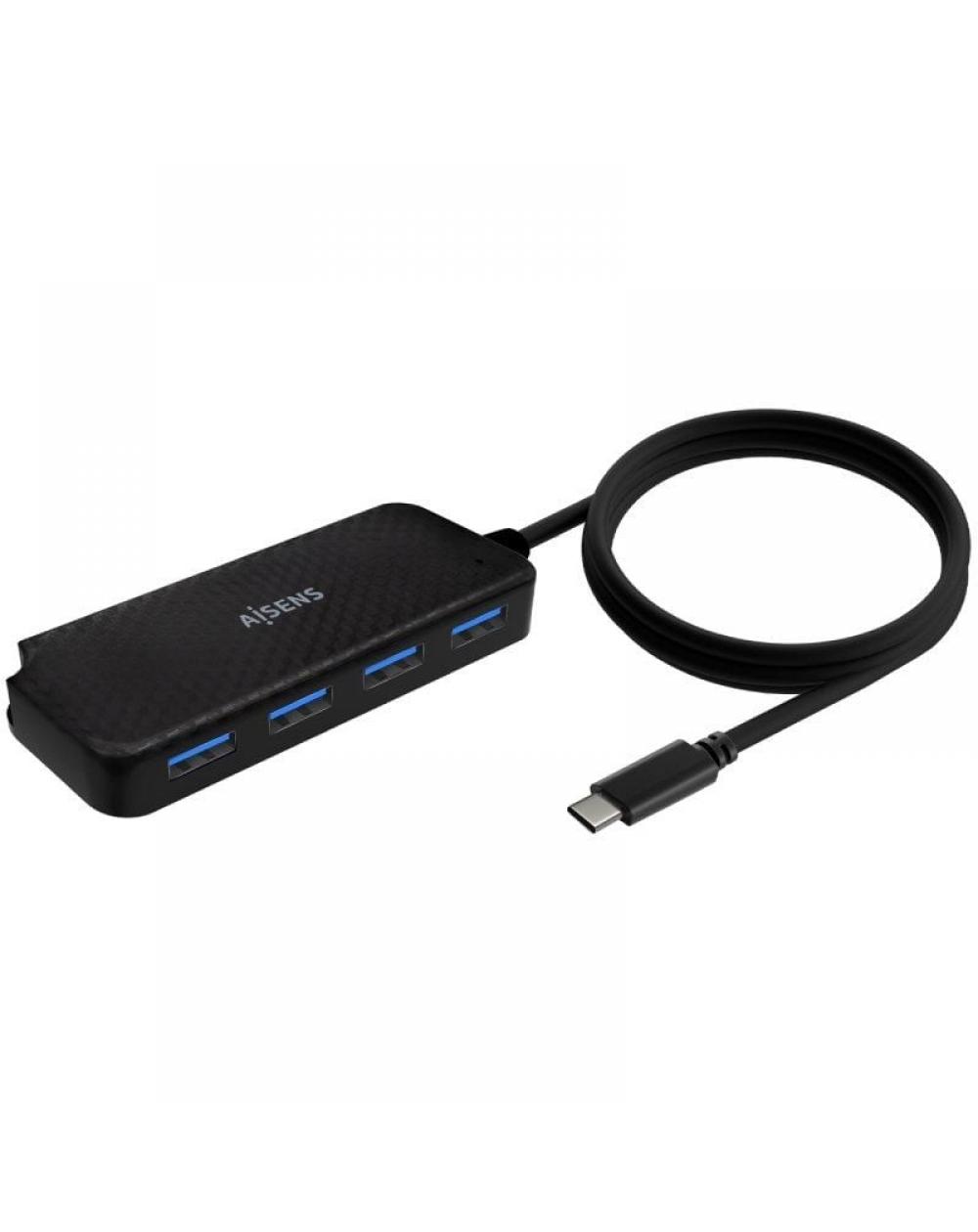 Hub USB Tipo-C Aisens A109-0716/ 4xUSB