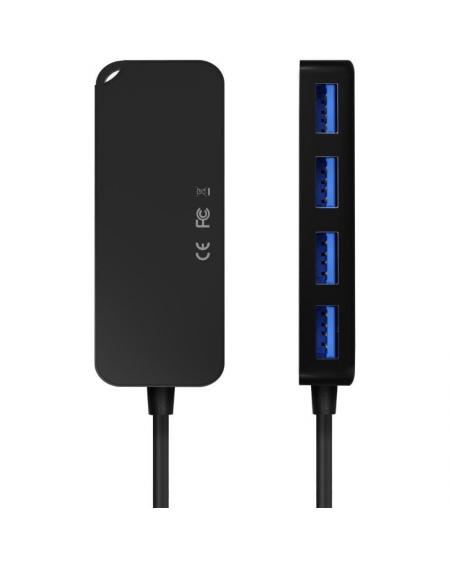 Hub USB Tipo-C Aisens A109-0716/ 4xUSB