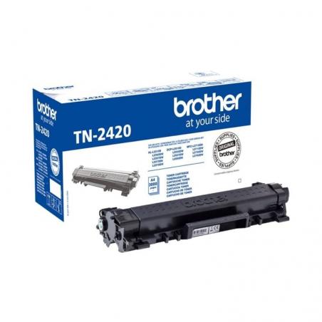 Tóner Original Brother TN-2420 Alta Capacidad/ Negro