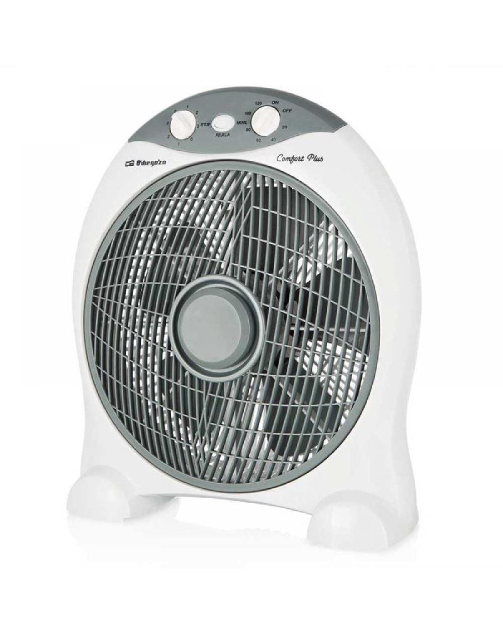 Ventilador de Suelo Orbegozo Box Fan BF 1030/ 45W/ 5 Aspas 30cm/ 3 velocidades