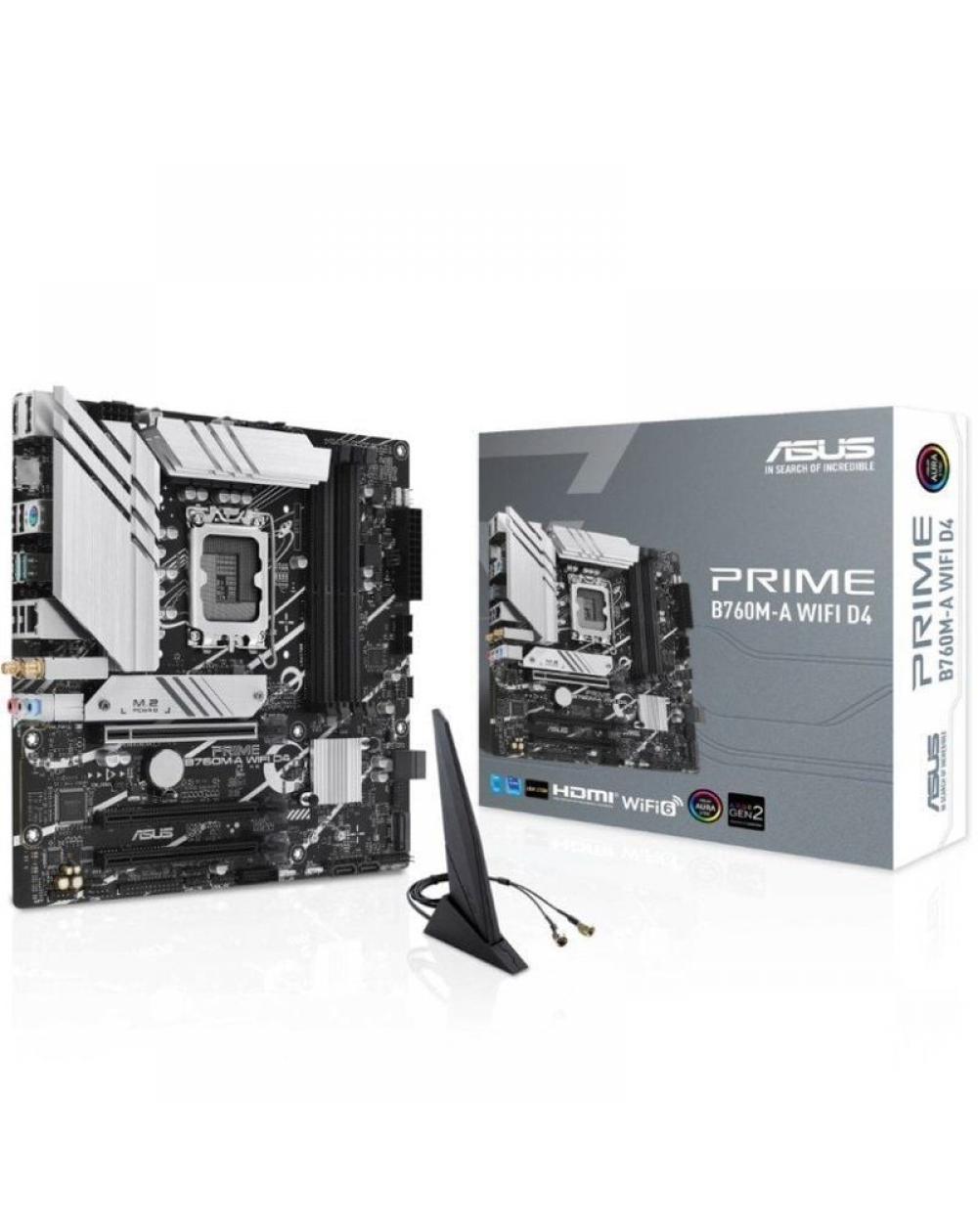 Placa Base Asus PRIME B760M-A WIFI D4 Socket 1700/ Micro ATX