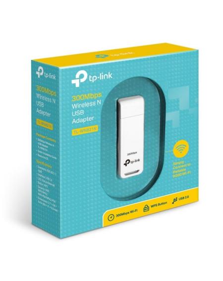 Adaptador USB - WiFi TP-Link TL-WN821N/ 300Mbps